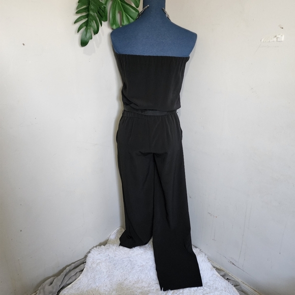 LOFT Black Strapless Jumpsuit - Picture 6 of 10